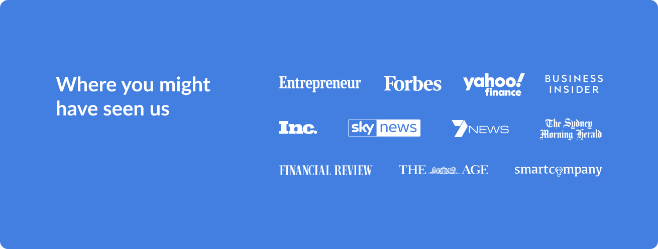 Where you might have seen First Page New Zealand - Forbes, Entrepreneur, Business Insider, Yahoo News, The Age, The Financial Review etc