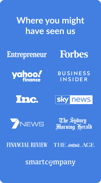 Where you might have seen First Page New Zealand - Forbes, Entrepreneur, Business Insider, Yahoo News, The Age, The Financial Review etc